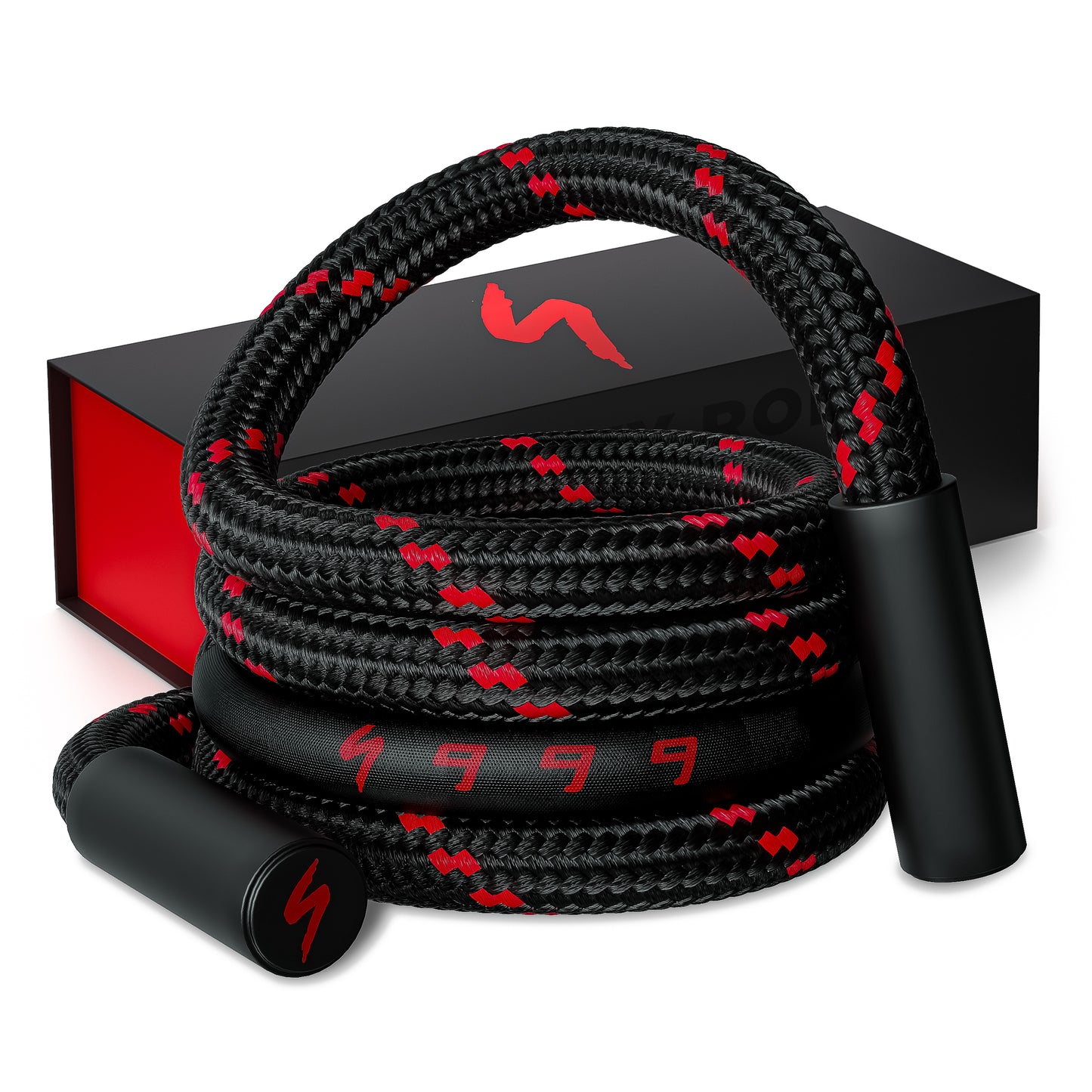 Heavy Jump Rope with 360-Degree Rotating Handles