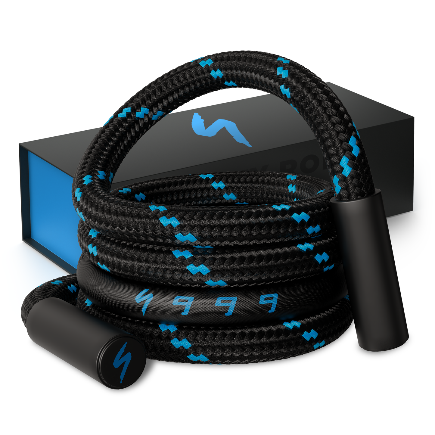 Heavy Jump Rope with 360-Degree Rotating Handles