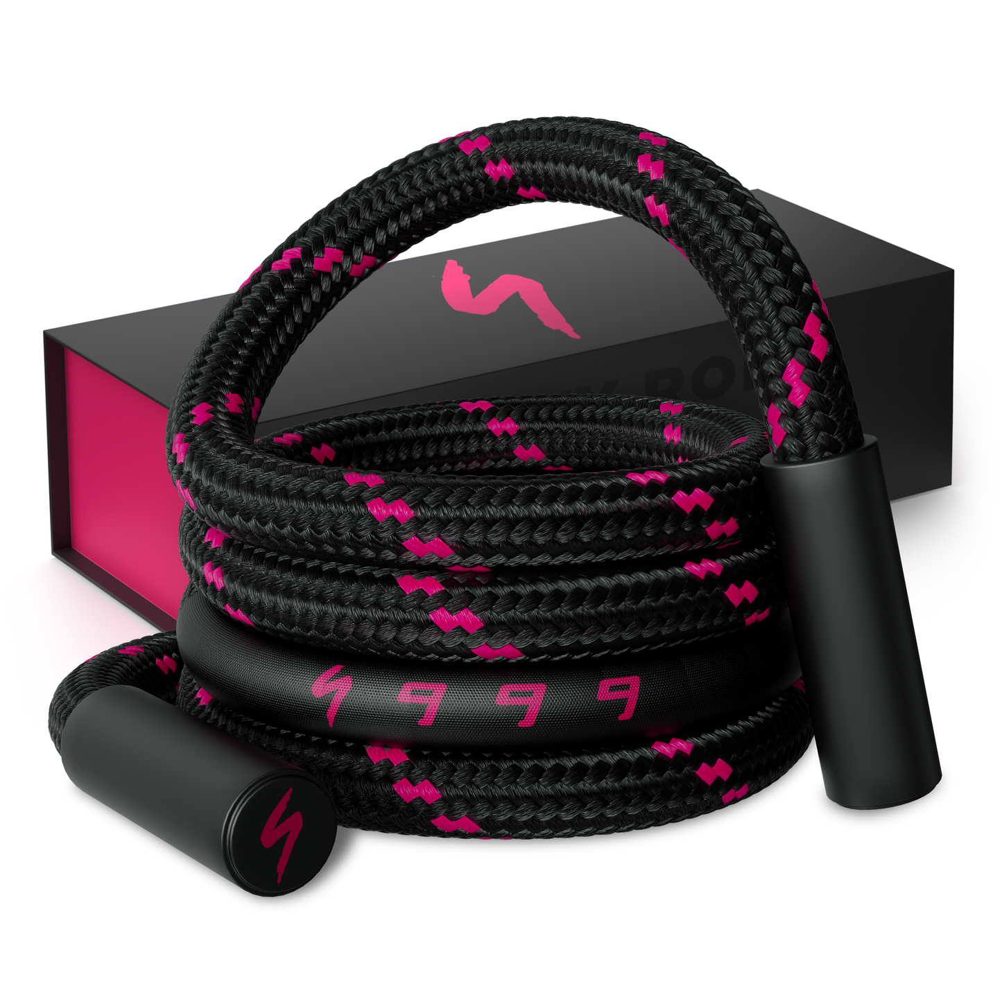 Heavy Jump Rope with 360-Degree Rotating Handles